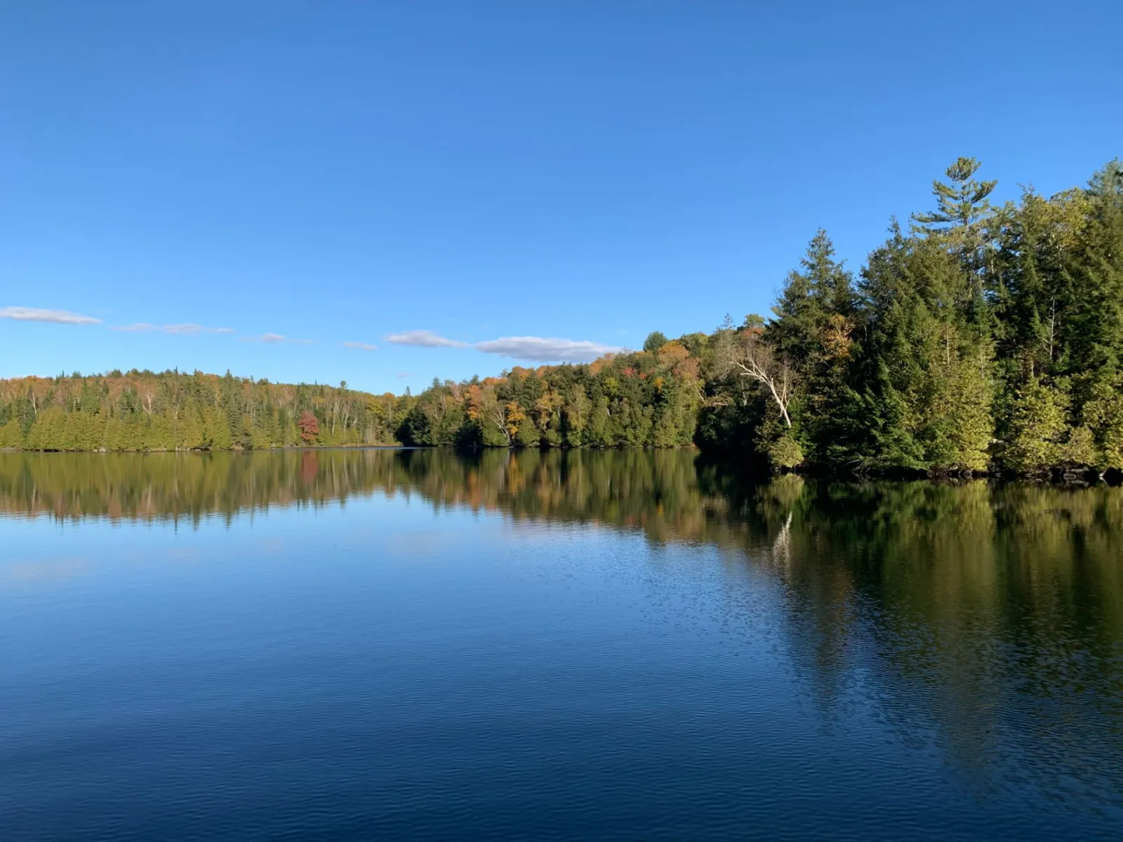 Lac à l’automne